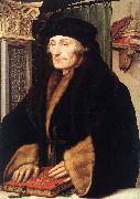 Portrait of Erasmus of Rotterdam sg, HOLBEIN, Hans the Younger